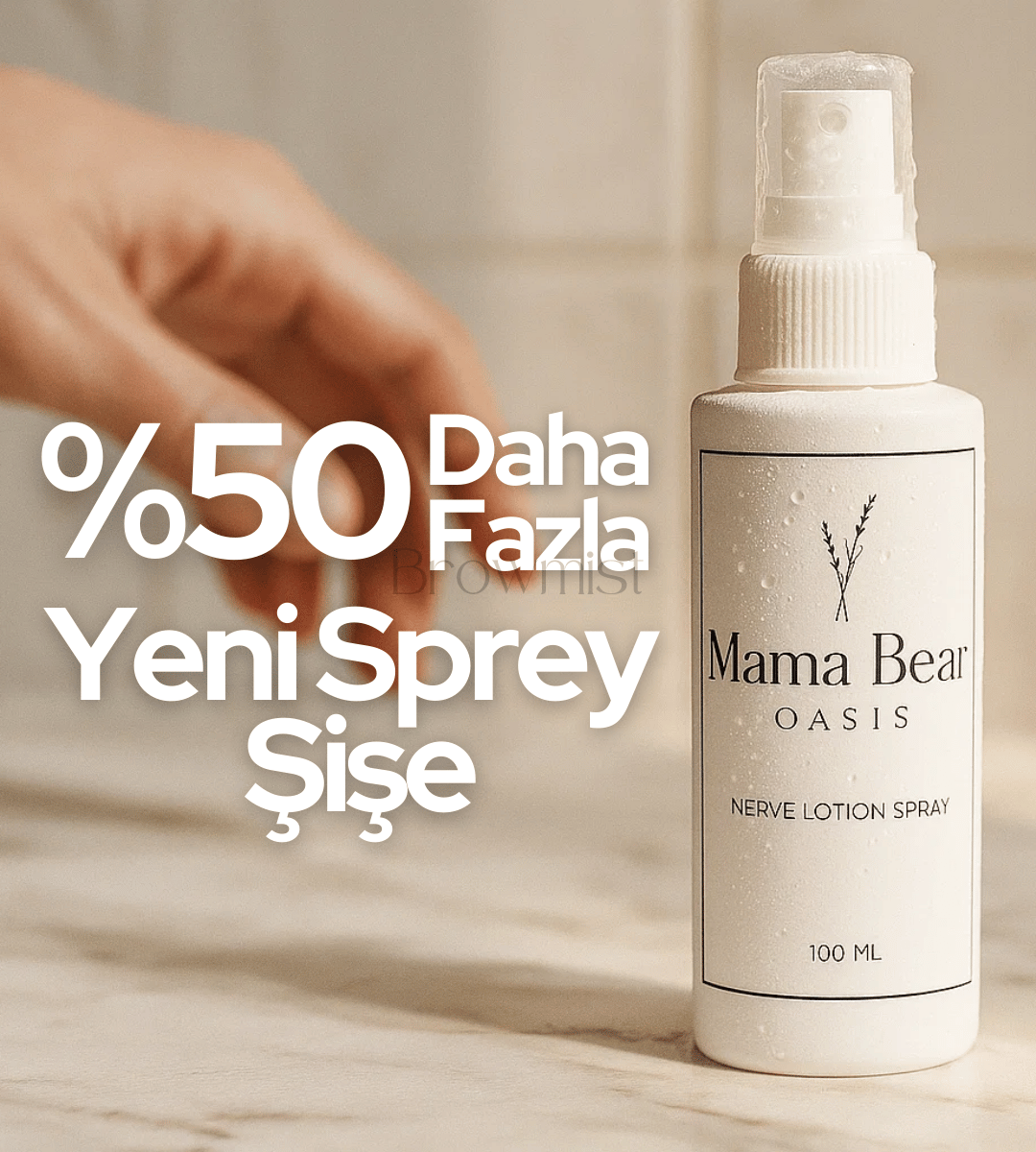 Mama Bear™ Doğal İçerikli Magnezyum Losyonu 100ml